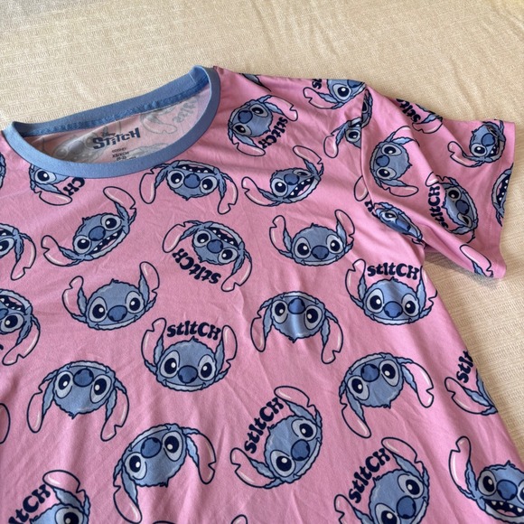 Disney Other - Disney Lilo & Stitch Pink Sleep Shirt Nightgown Womens XS LZ35921GA